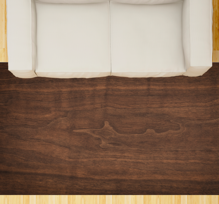 Vinylový koberec s efektem dřeva ořechová textura - TenStickers