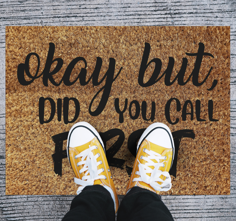 Vítejte vinylový koberec, zavolali jste do první vstupní haly - TenStickers