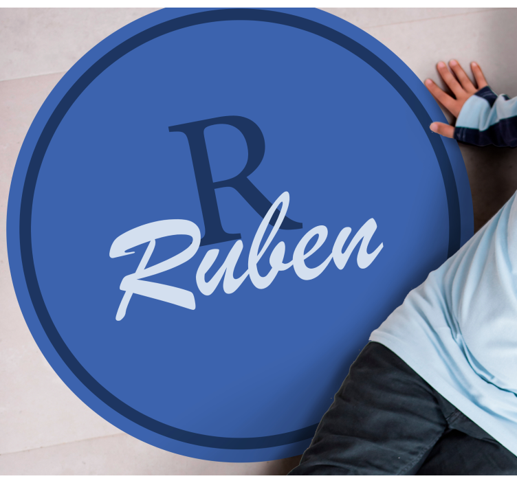 Vlastní kruh jména Vinylový koberec se jmény - TenStickers