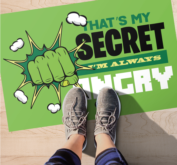 Vždycky jsem naštvaný dětský koberec - TenStickers