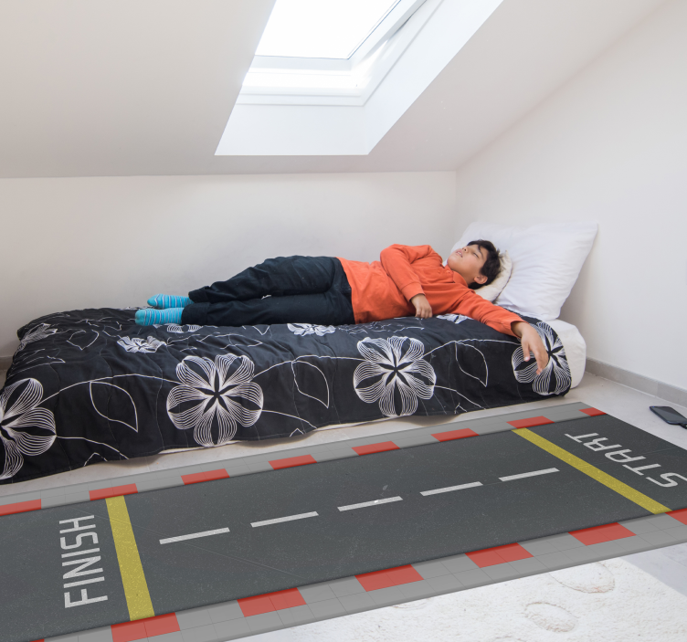 Závodní silniční koberec více barev - TenStickers