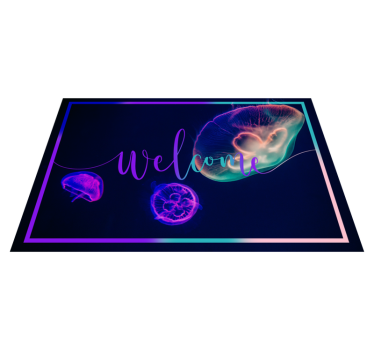 Vícebarevné jellyfishes vstupní hala vinyl koberec - TenStickers