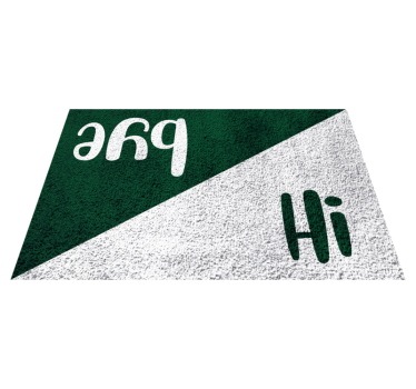 Ahoj a čau koberečky na míru - TenStickers