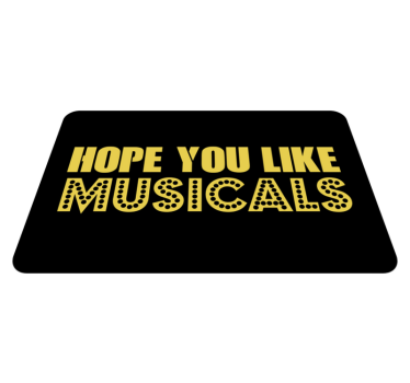 Muzikál milenec vstupní hala koberec - TenStickers