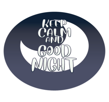 Klid dobrou noc Vinylový koberec s frázemi - TenStickers