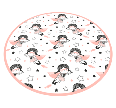 Kulaté koberce na míru na míru - TenStickers