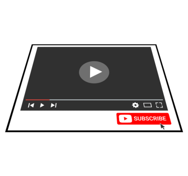 Tlačítko youtube k odběru vlastní vinylový koberec - TenStickers