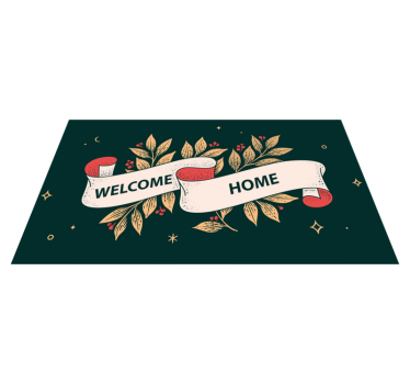 Vítejte doma retro design vstupní hala koberec - TenStickers