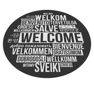 Uvítací kruh na zakázku - TenStickers
