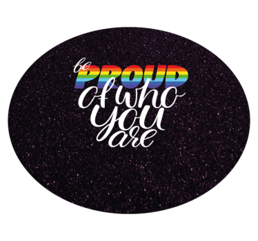 Návrh hrdé zprávy Vinylový koberec s frázemi - TenStickers