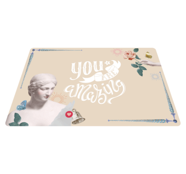 Jsi úžasný/á Vinylový koberec s frázemi - TenStickers
