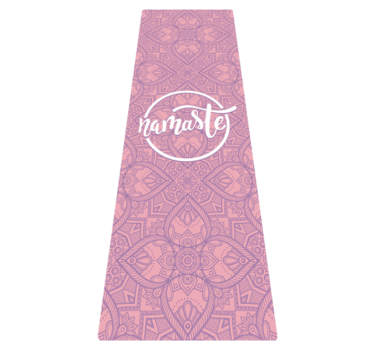 Namasté jóga Vinylový koberec s frázemi - TenStickers