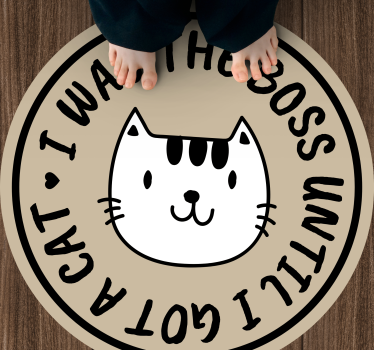 Byl jsem šéf vtipný citát na zakázku koberce - TenStickers