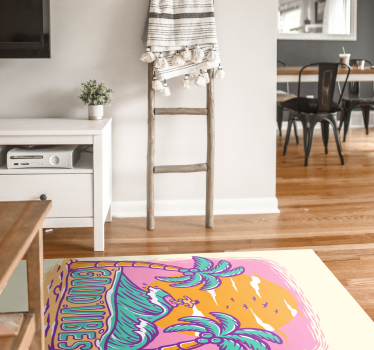 Hippie retro koberec - TenStickers