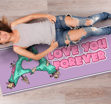 Krvavé ruce vinylový koberec - TenStickers