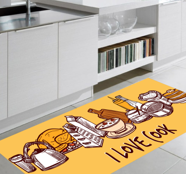 Kuchyňský text s nádobami na míru na míru - TenStickers
