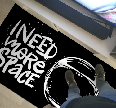 Potřebuji prostor Vinylový koberec s frázemi - TenStickers