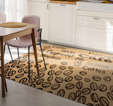 Vinylové koberce pro italskou kávu - TenStickers