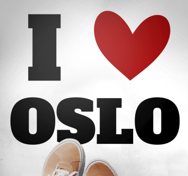 Zbožňuji oslo Vinylový koberec s frázemi - TenStickers