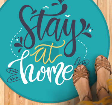 Zůstat doma na míru vinylový koberec - TenStickers
