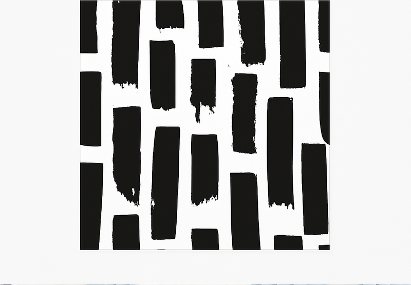 Moderní malířské tahy Náměstí vinylový koberec - TenStickers