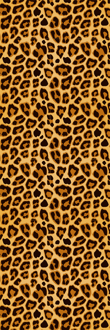 Zvířecí vinylový koberec s jednoduchým leopardím vzorem - TenStickers