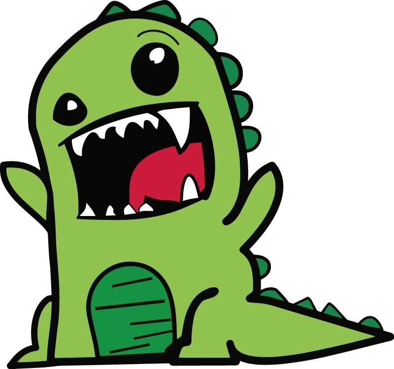 Zvířecí vinylový koberec dinosauří škrabák - TenStickers