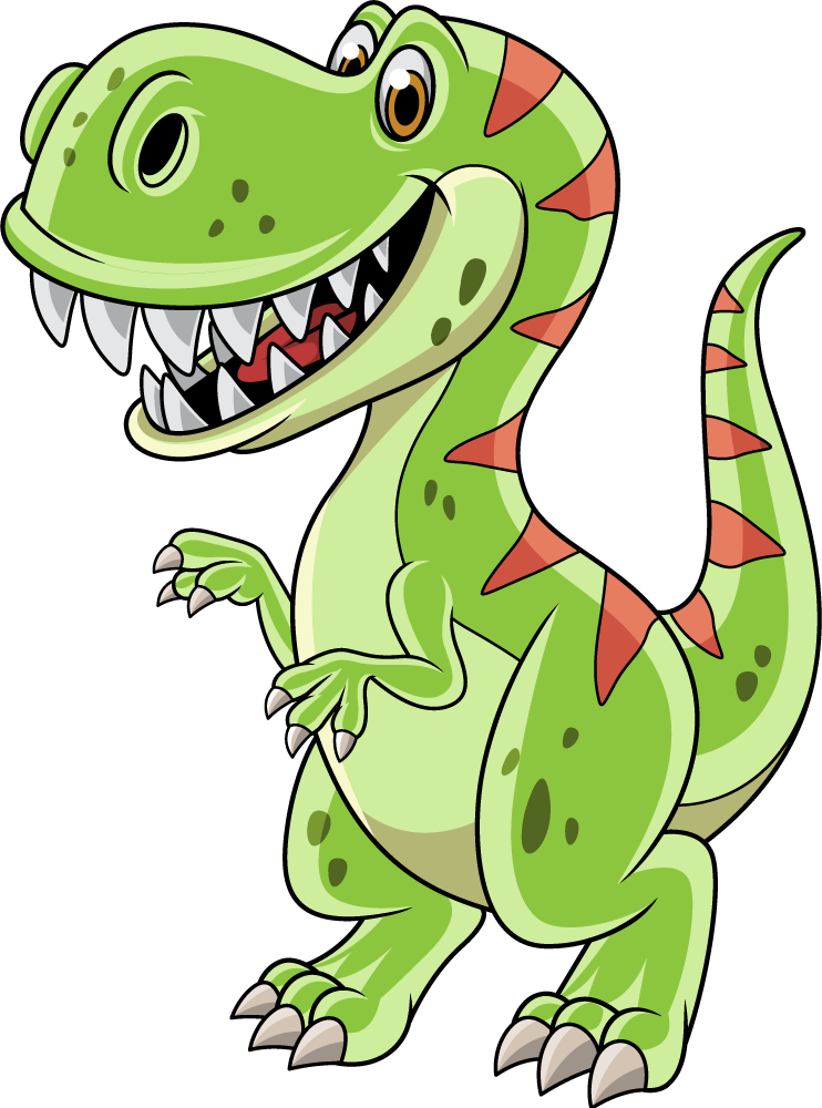 Zvířecí vinylový koberec s kresleným t. rexem - TenStickers