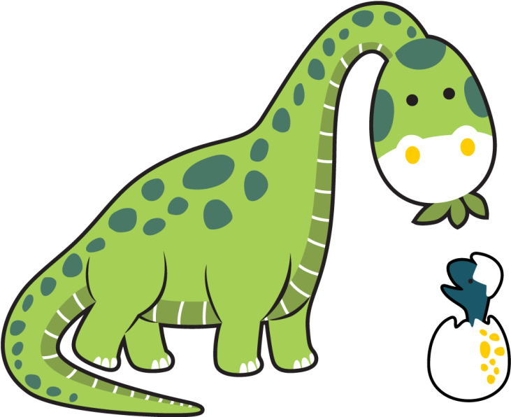 Zvířecí vinylový koberec roztomilý dinosaurus - TenStickers