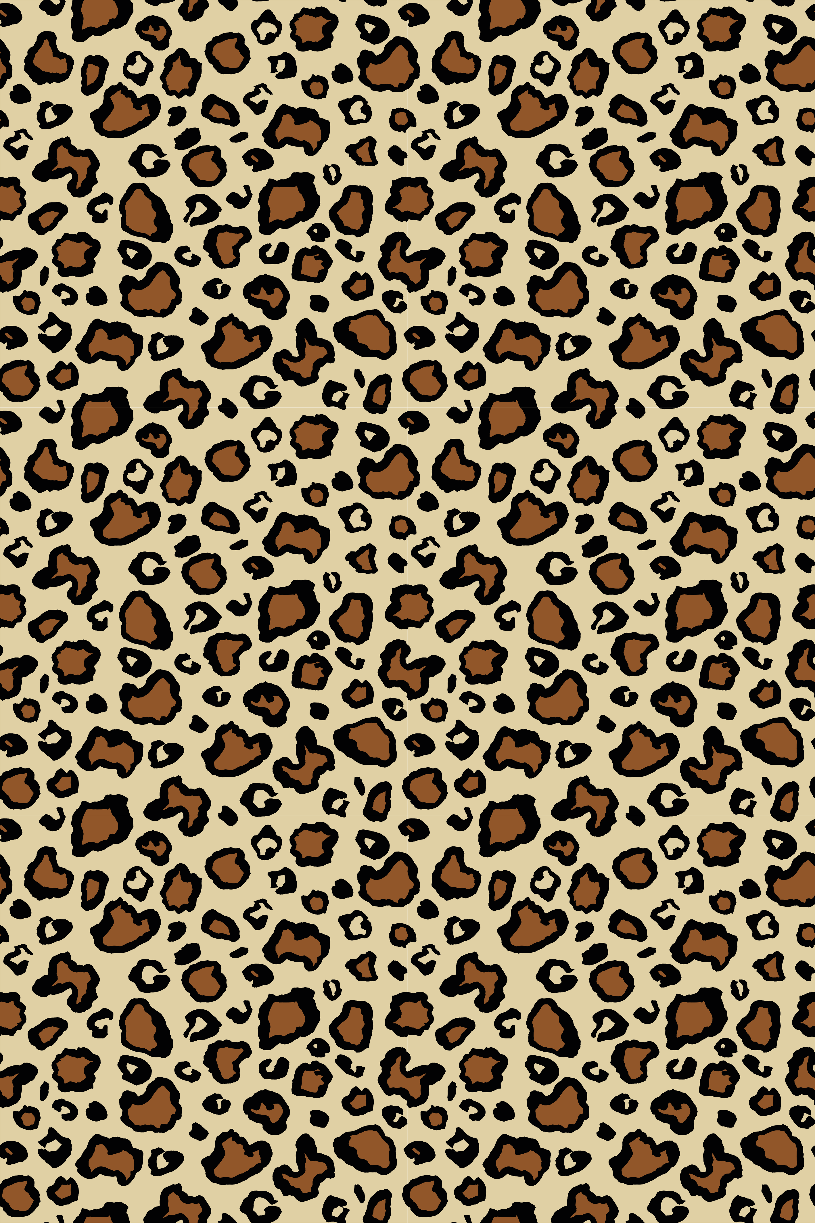 Zvířecí vinylový koberec s potiskem leopardí kůže - TenStickers