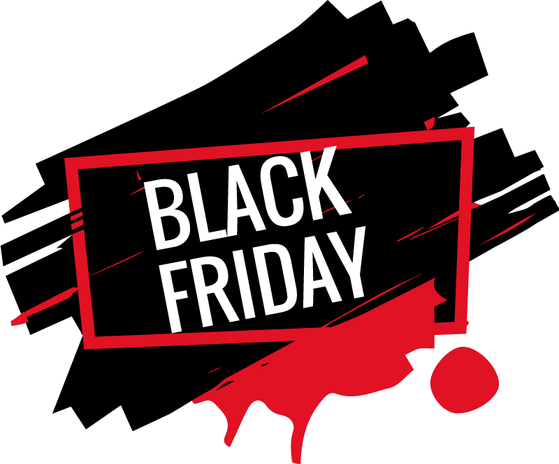 Vinylový koberec black friday moderní samolepka - TenStickers
