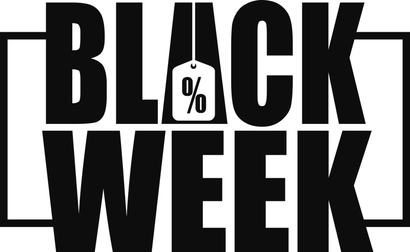 Vinylový koberec black friday pro výlohy - TenStickers
