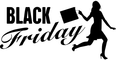 Vinylový koberec black friday pro ženy na nákupech - TenStickers