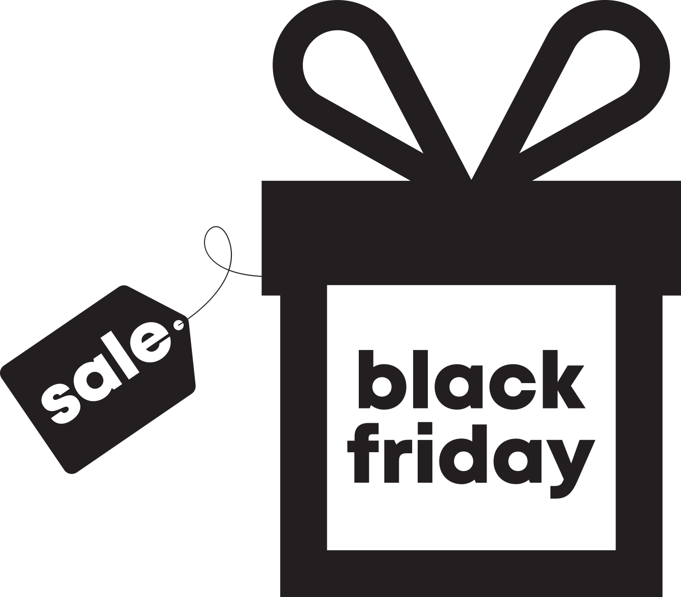 Vinylový koberec black friday jako dárek - TenStickers
