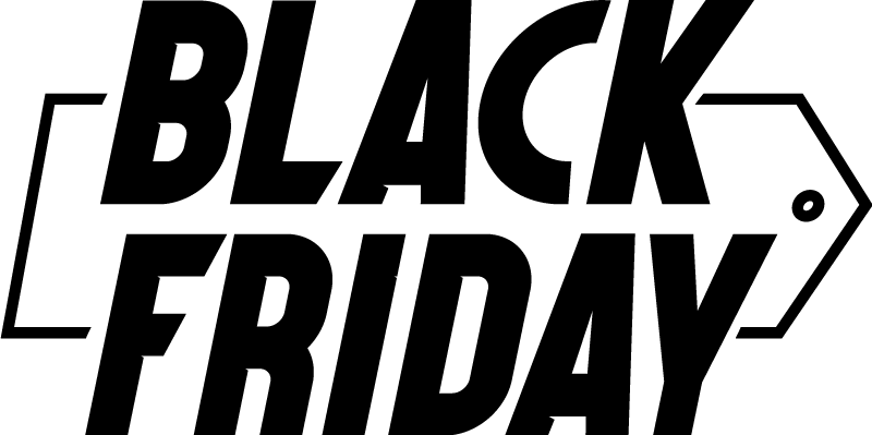 Vinylový koberec black friday moderní kurzívou - TenStickers