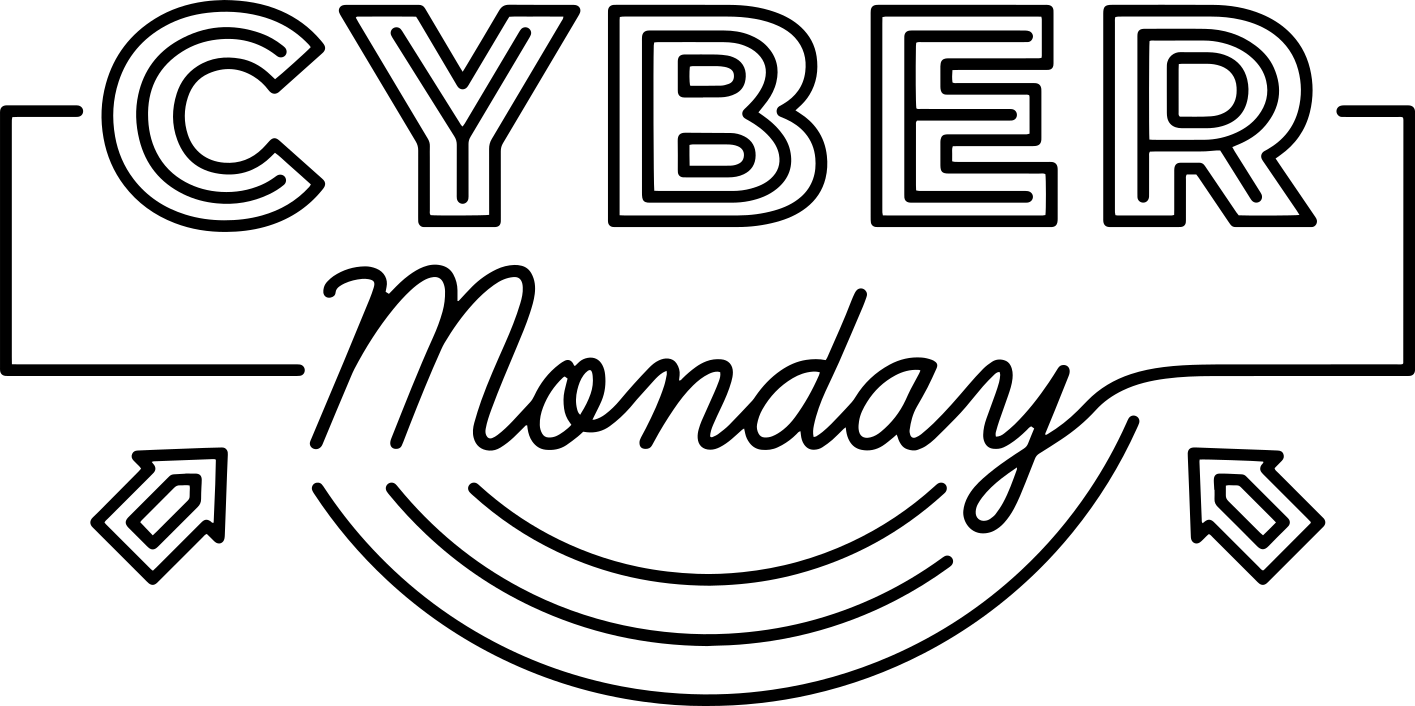 Vinylový koberec black friday šipky cyber monday - TenStickers