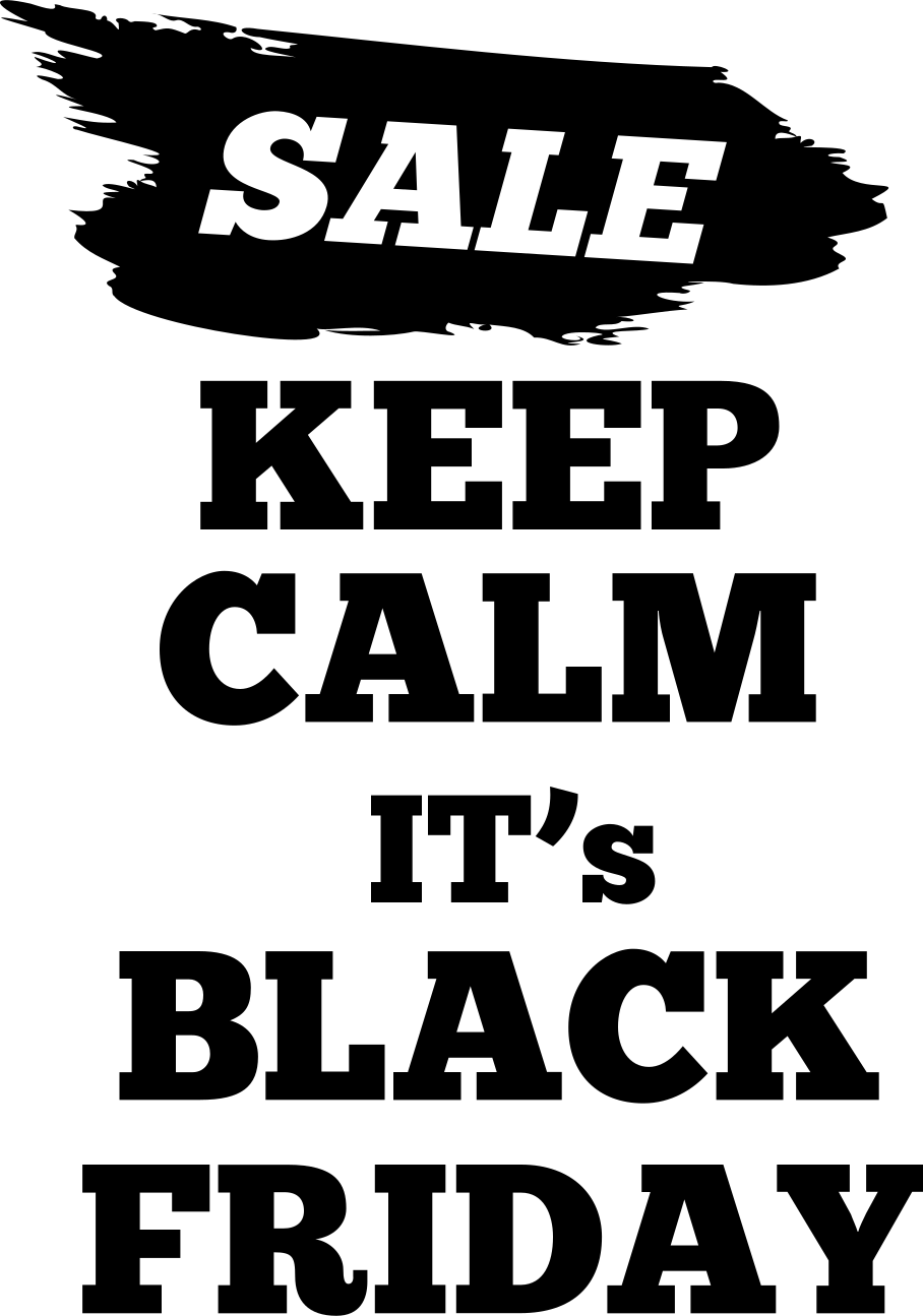Vinylový koberec black friday akční prodejní vlajka - TenStickers