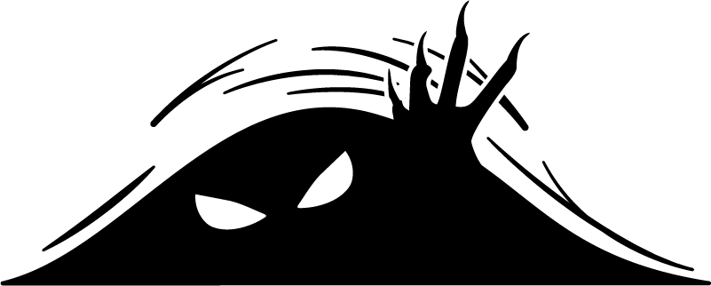 Vinylový koberec předvečer všech svatých s monstrem - TenStickers