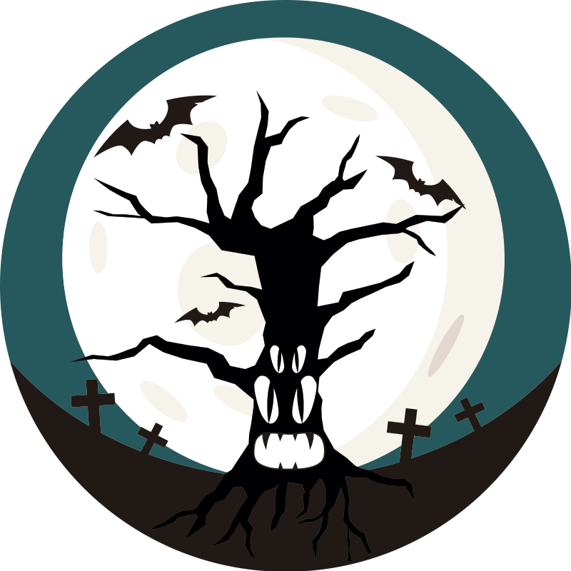 Vinylový koberec předvečer všech svatých děsivý halloween - TenStickers
