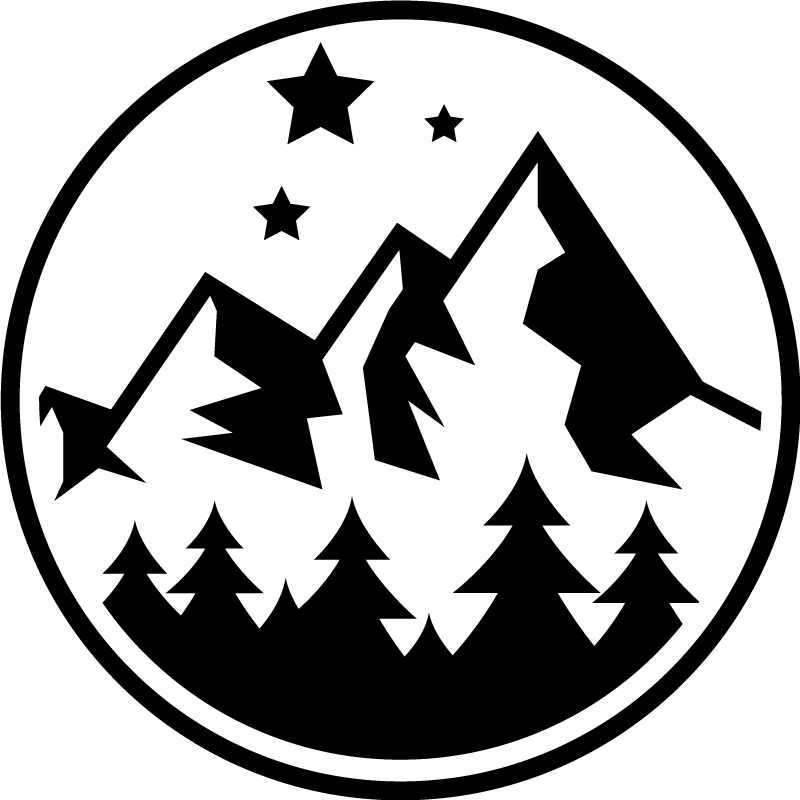 Vinylový koberec s květinami a rostlinami horský les - TenStickers
