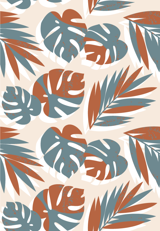 Vinylový koberec s květinami a rostlinami pro sklo - TenStickers