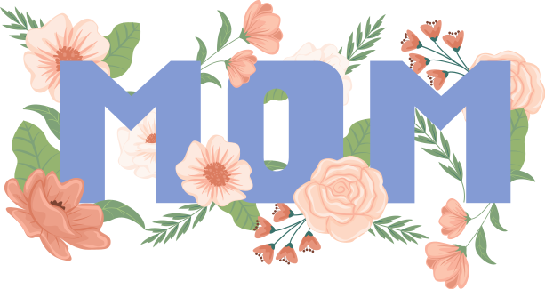 Vinylový koberec s květinami a rostlinami pro mámu - TenStickers