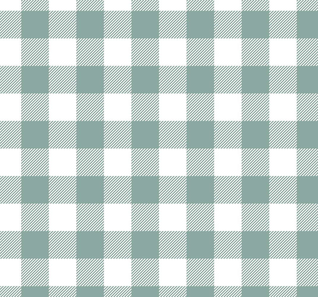 Kuchyňský vinylový koberec zelený tartan - TenStickers