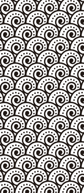Koupelnový vinylový koberec efekt tsunami - TenStickers