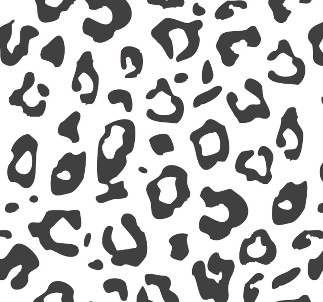 Vinylový koberec se zvířecím potiskem černý leopard - TenStickers