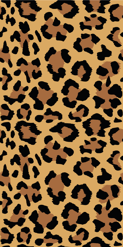 Vinylový koberec se zvířecím potiskem panter - TenStickers