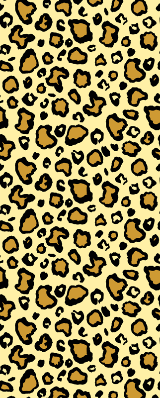Vinylový koberec se zvířecím potiskem leopardí vzor - TenStickers