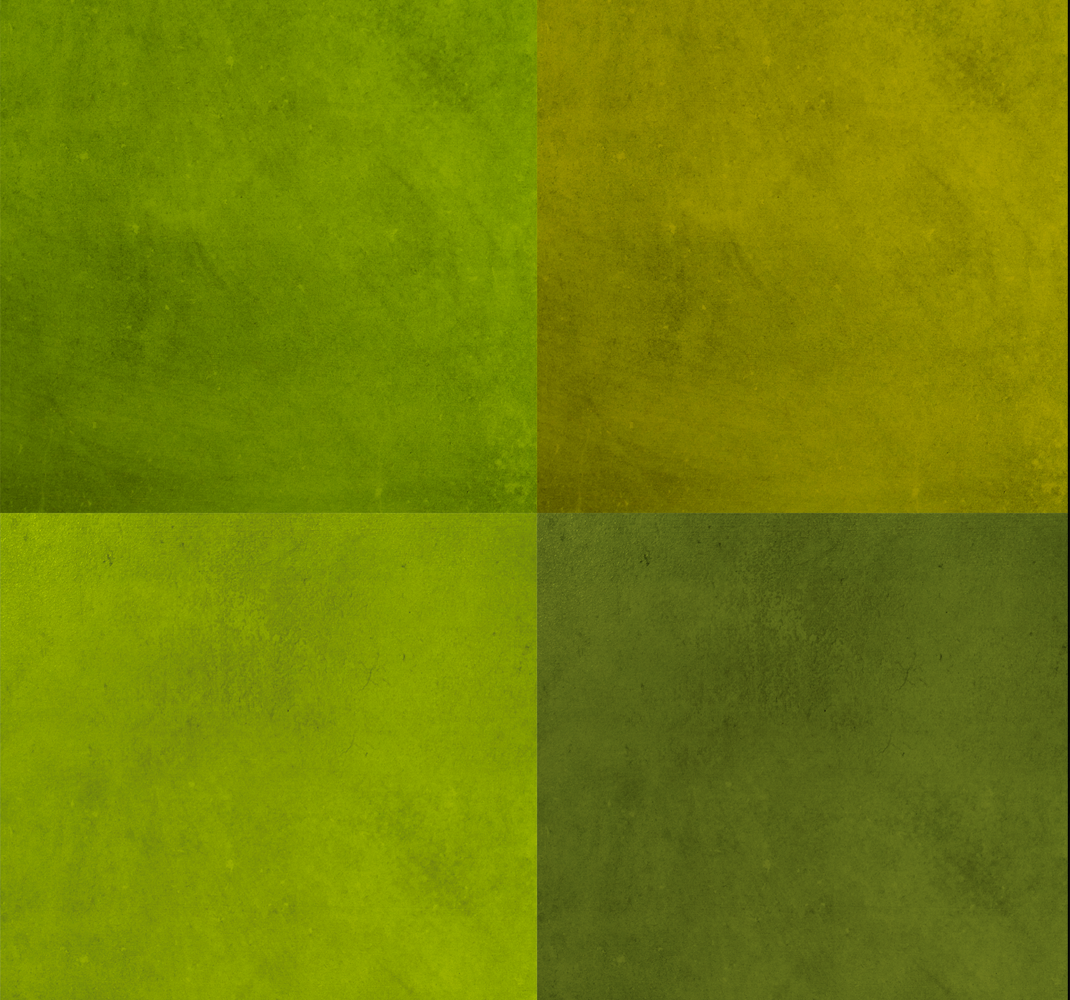 Geometrický vinylový koberec moderní zelené čtverce - TenStickers
