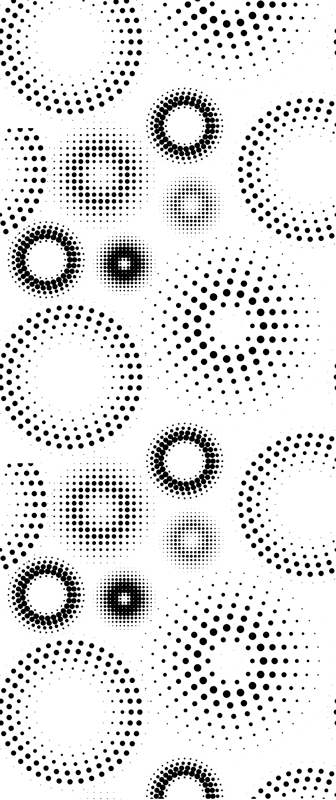 Geometrický vinylový koberec bezproblémové puntíky - TenStickers