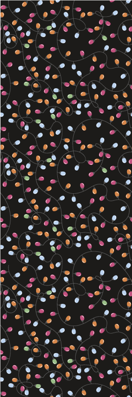 Vinylový koberec vánoce Šťastné světla dekorace - TenStickers